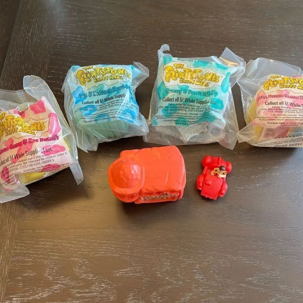Vintage Flintstone McDonald’sToys Sealed